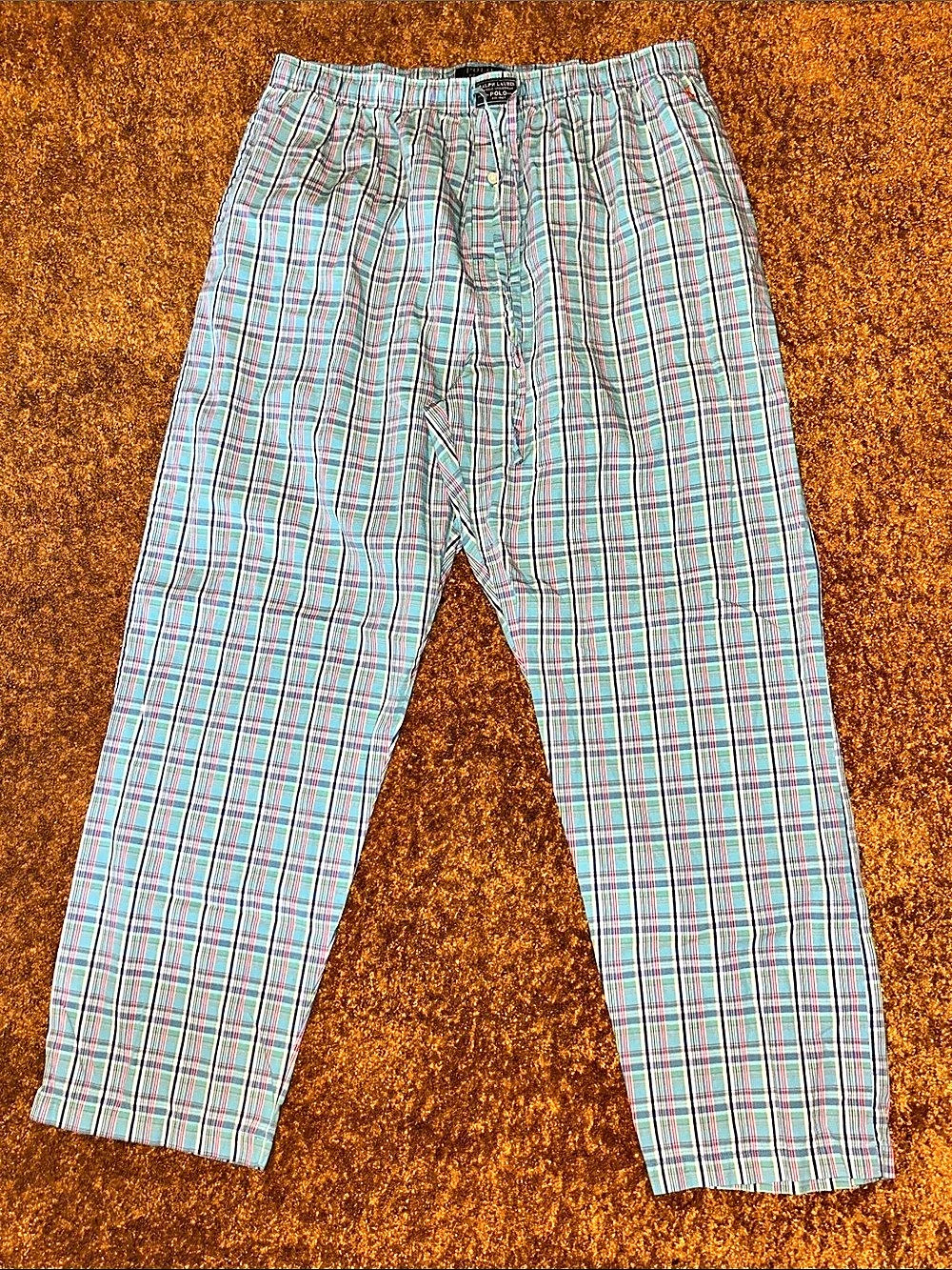 Polo Ralph Lauren Men's Plaid Cotton Pajama Lounge Pants XL